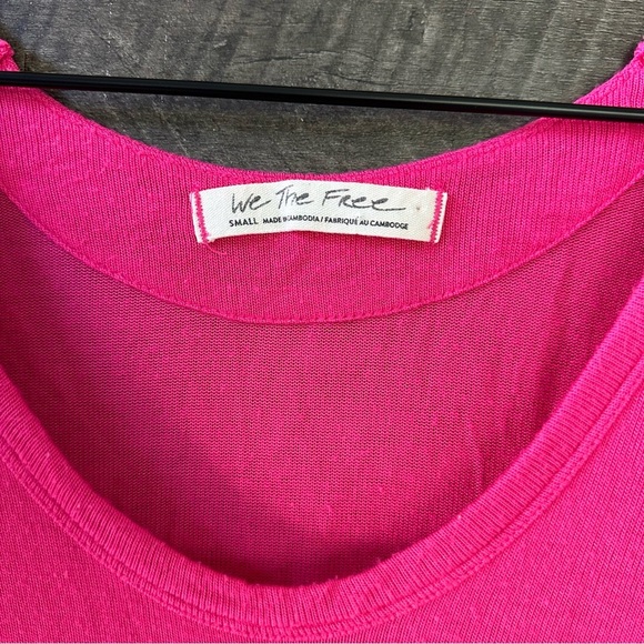 Free People Take The Plunge Tank in Pink Small - Picture 5 of 8